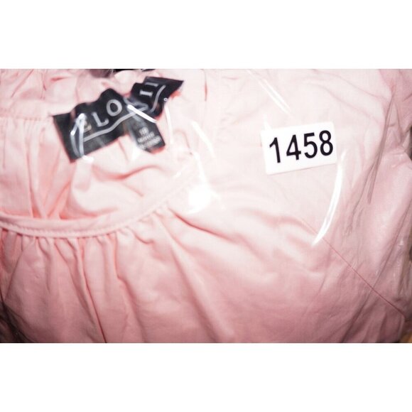 Eloquii Pink Puff-Sleeve Cut-Out Waist Midi Dress | Size 18 | Feminine & Chic - Picture 12 of 12